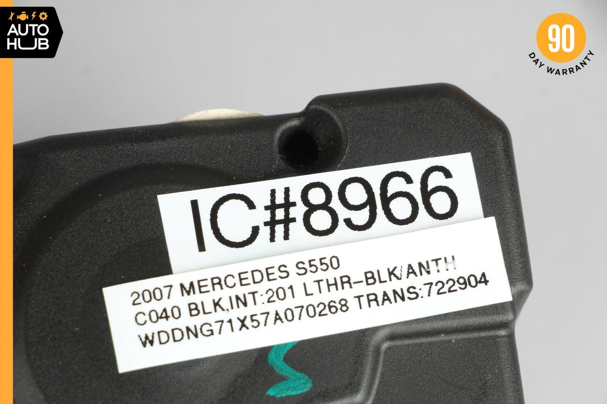 07-09 Mercedes W221 S550 S600 Seat Belt Rear Left Driver Side Black OEM - photo 9