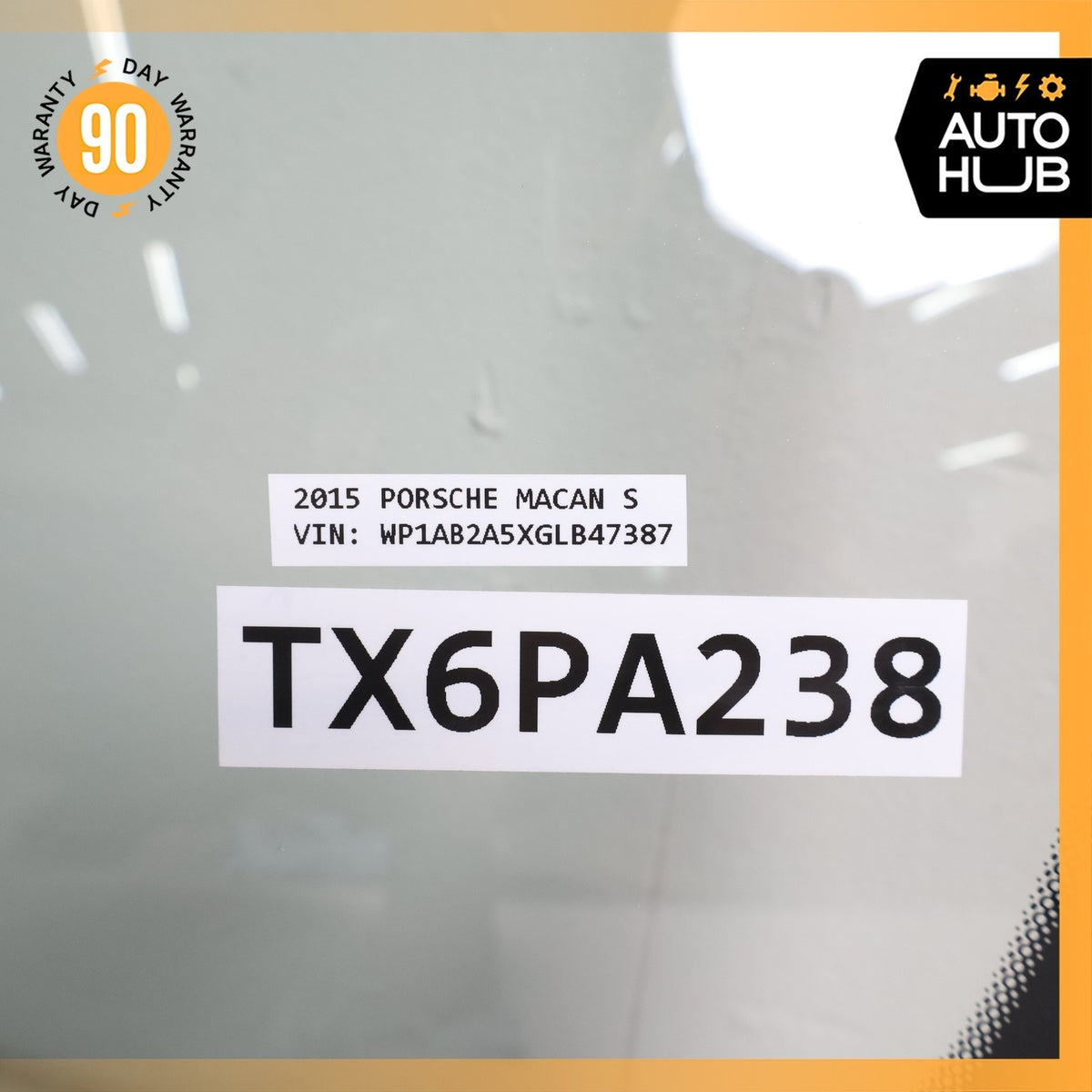 15-18 Porsche Macan 95B Front Window Windshield Glass 95B845099MY OEM 74k - photo 17
