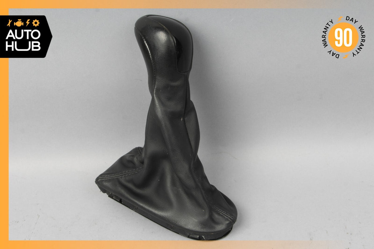 03-06 Mercedes W211 E55 AMG E320 E350 Shifter Shift Knob Boot Cover Black OEM - photo 1