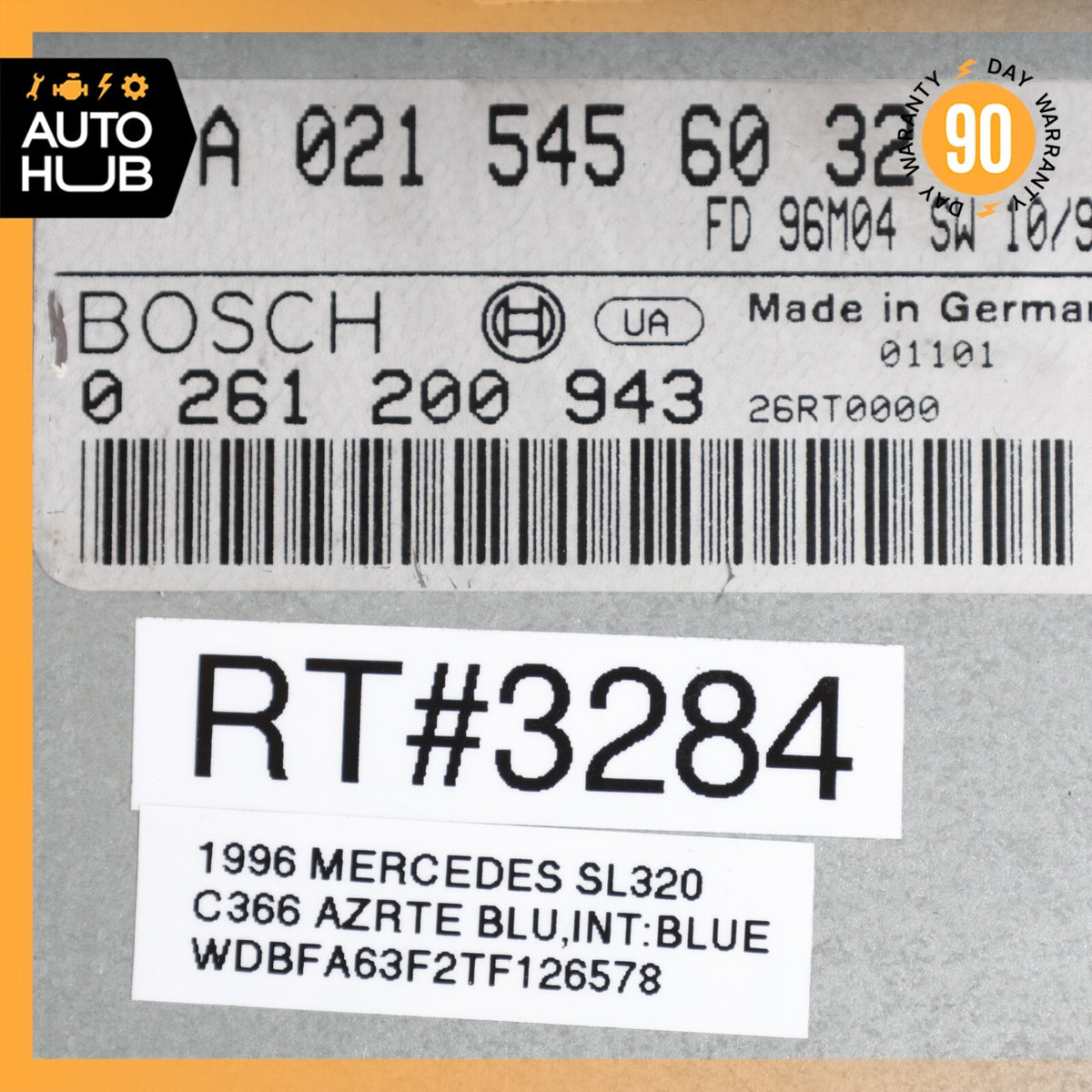 96-99 Mercedes R129 SL320 S320 Engine Diagnostic Control Module 0215456032 OEM - photo 9