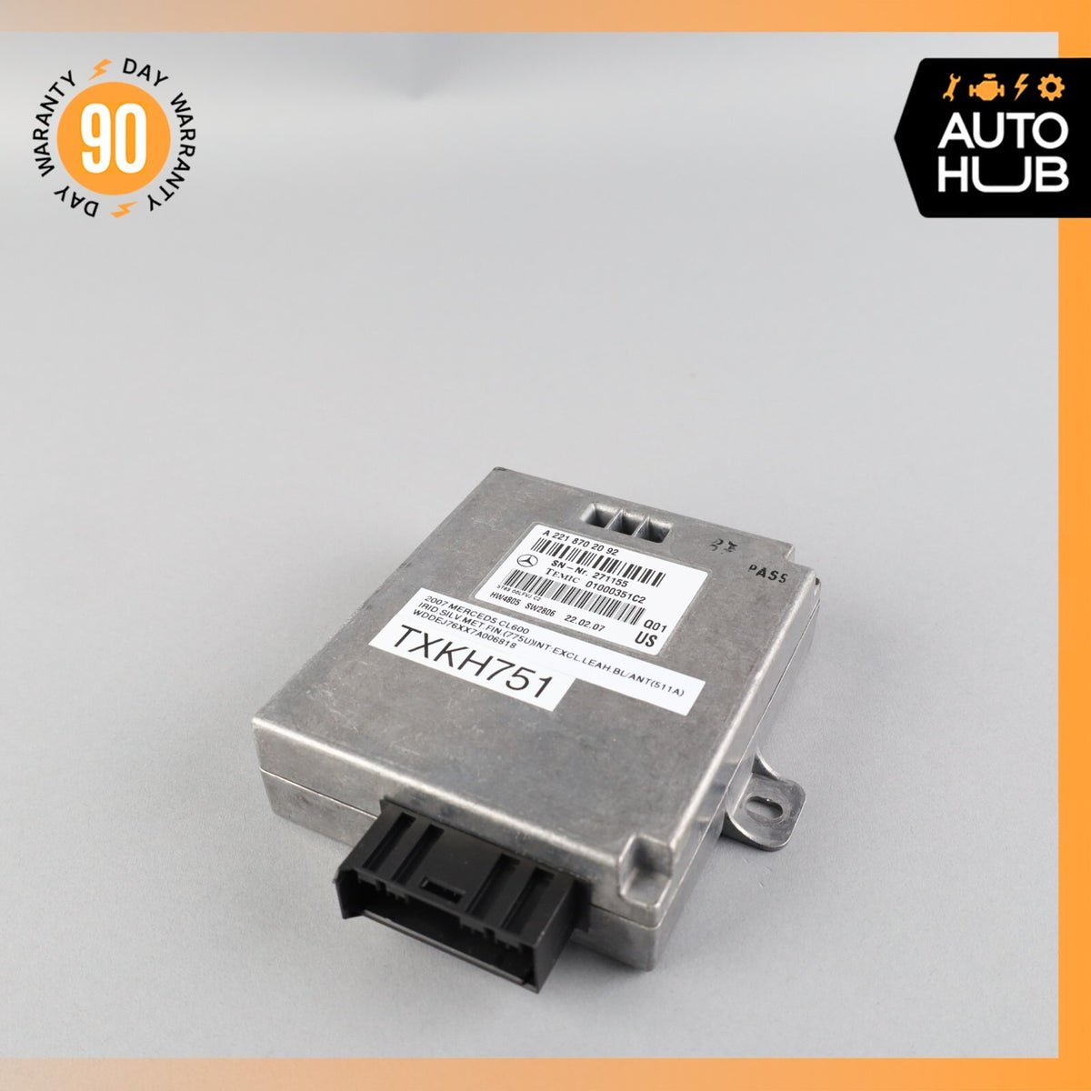 07-14 Mercedes W216 CL600 S63 Voice Language Communication Control Module OEM - photo 1