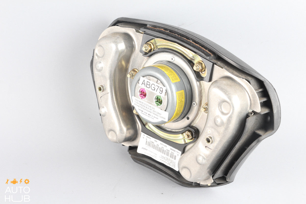 01-05 Mercedes W163 ML320 ML500 ML55 AMG Steering Wheel Airbag Air Bag Black OEM - photo 9