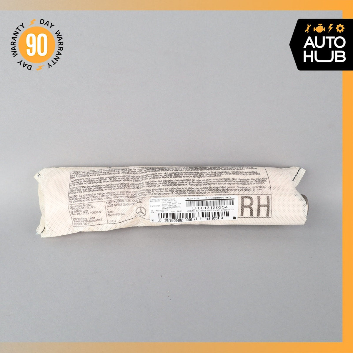 Mercedes W207 E350 C250 E550 Front Right Side Seat Airbag Air Bag OEM - photo 1