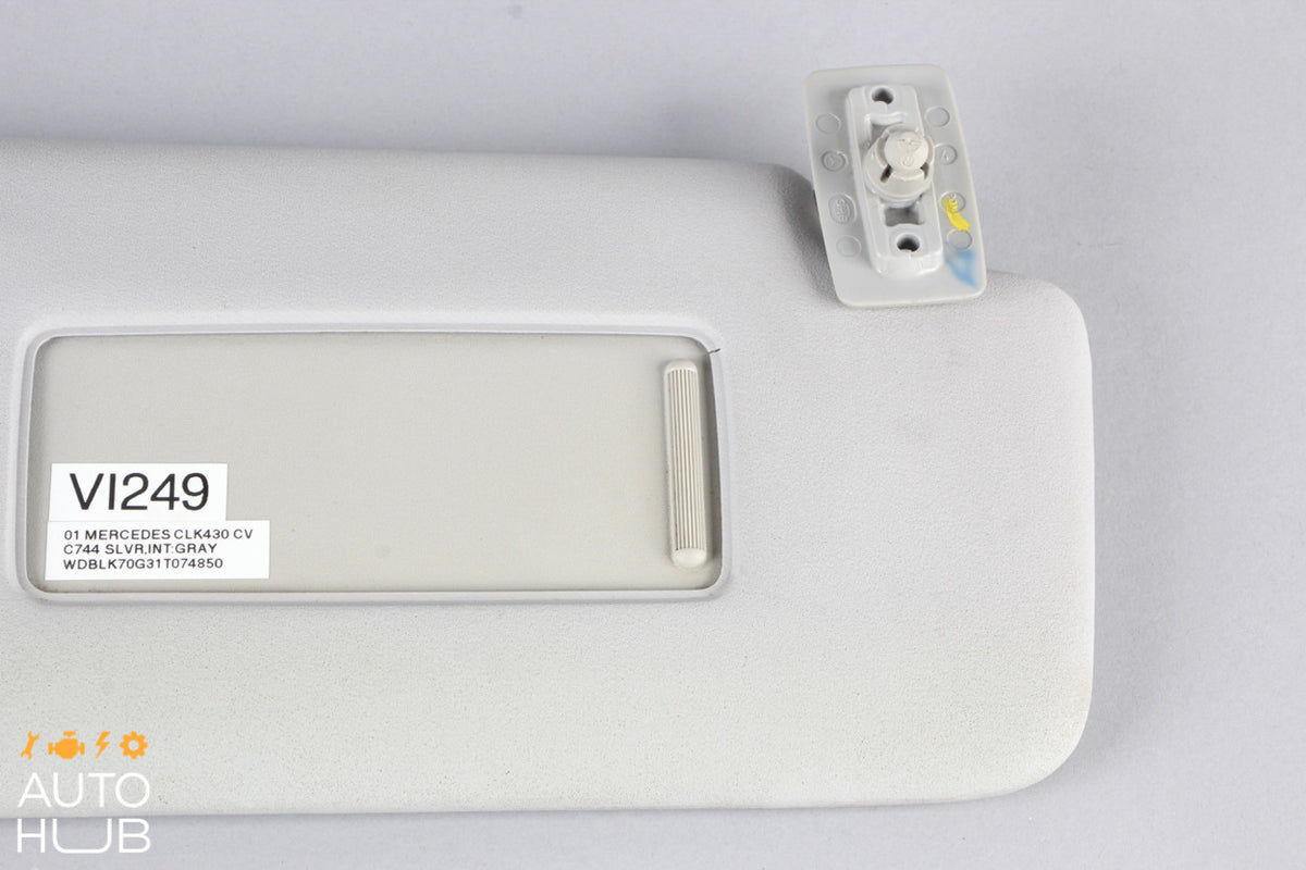 98-03 Mercedes W208 CLK430 CLK55 AMG Sunvisor Shade Cover Right Passenger OEM - photo 3