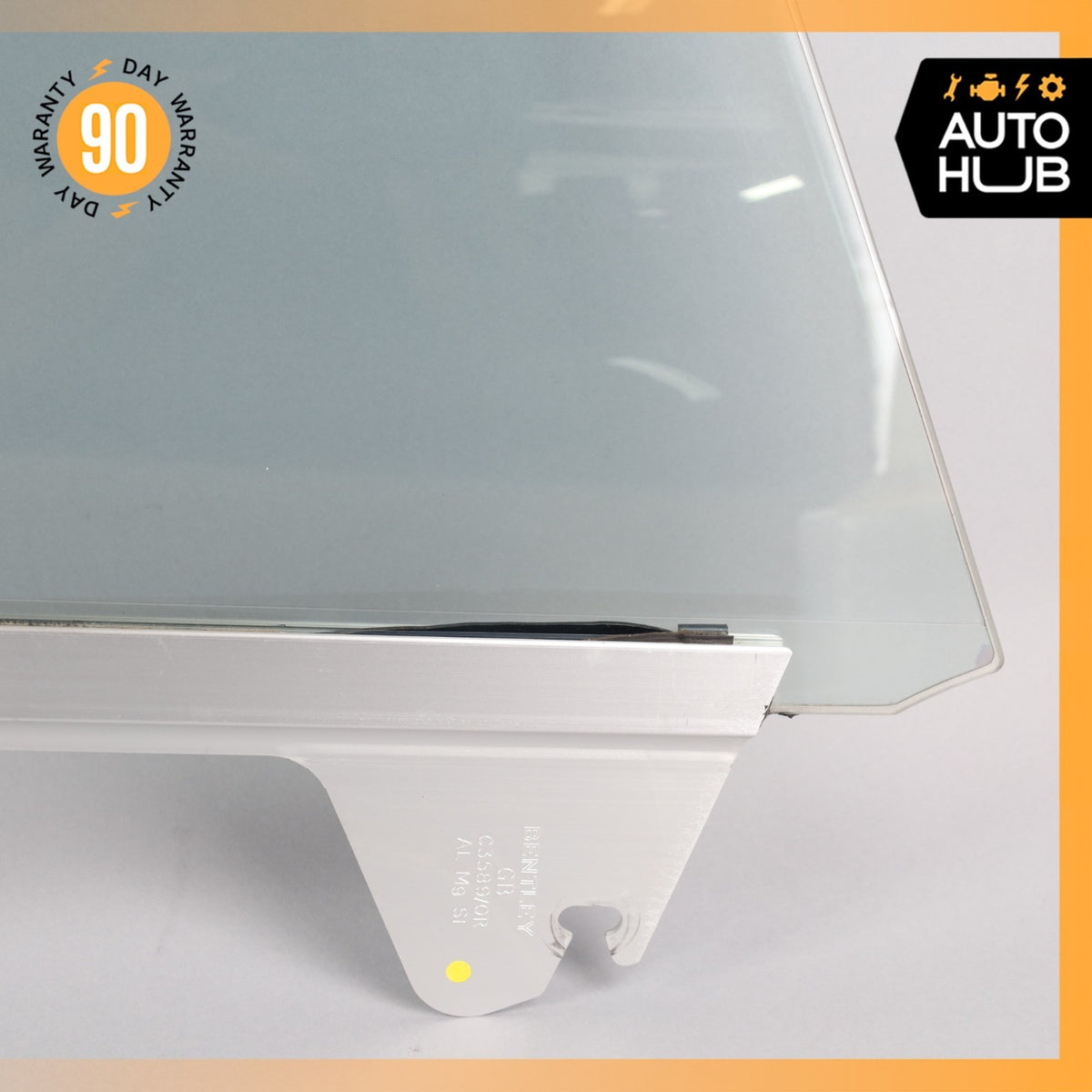 03-10 Bentley Continental GT Coupe Front Right Side Door Window Glass OEM - photo 7