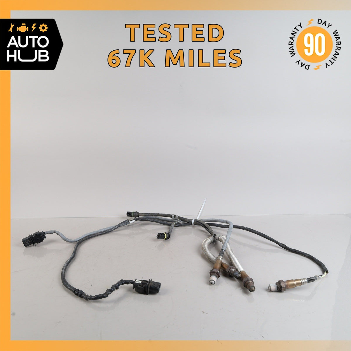 08-13 BMW E90 328i 128i Engine Oxygen O2 Lambda Sensor Set OEM 67k - photo 1