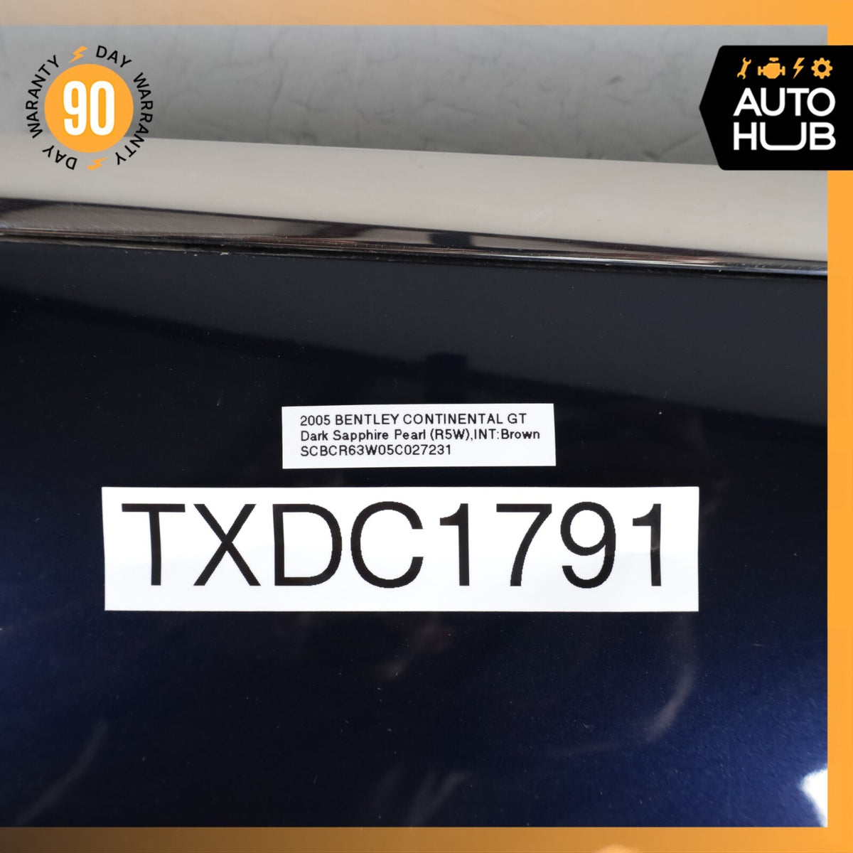 03-10 Bentley Continental GT Coupe Right Side Skirt Rocker Panel OEM 53k - photo 12