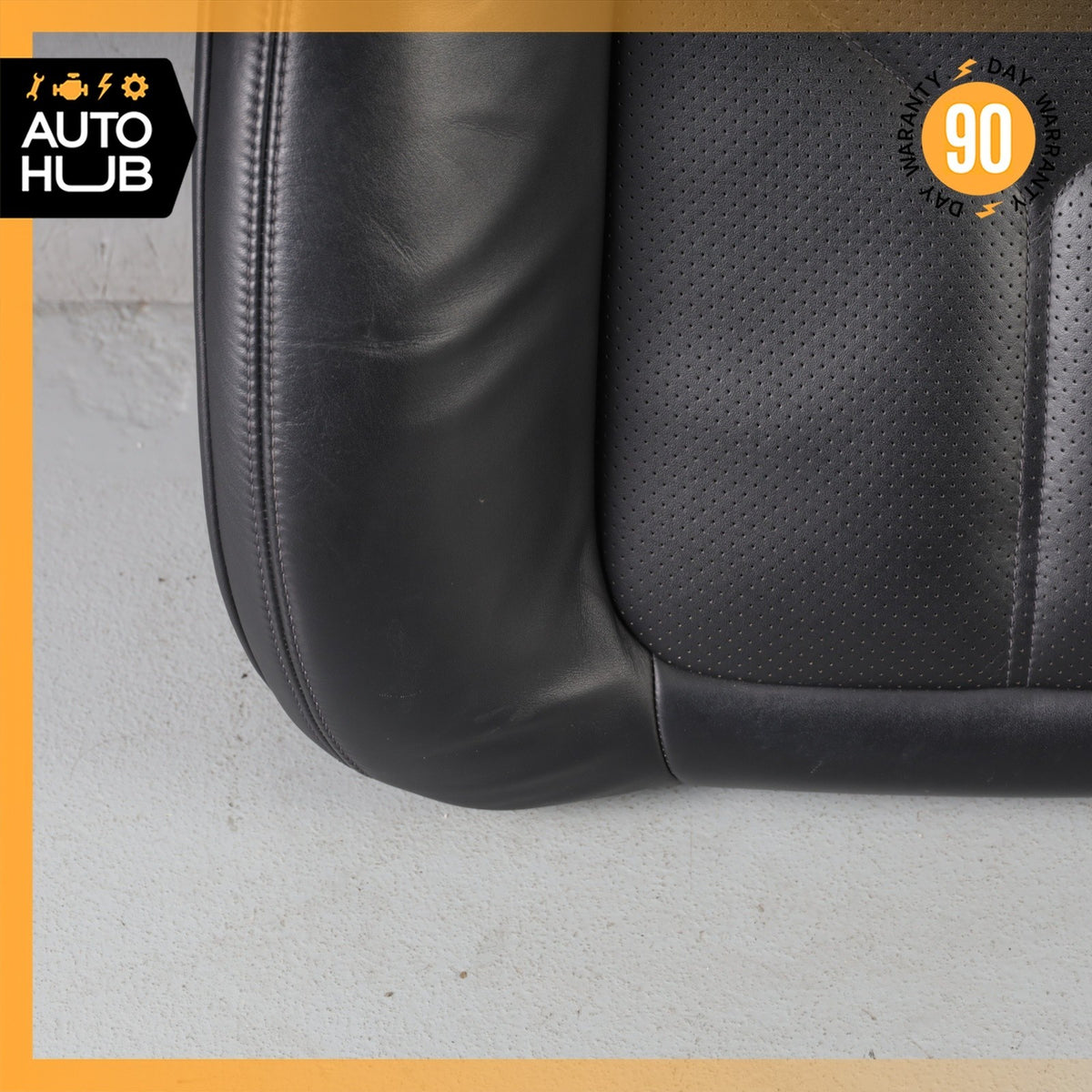 15-18 Porsche Macan 95B Front Right Side Seat Upper Cushion Leather Black OEM - photo 5