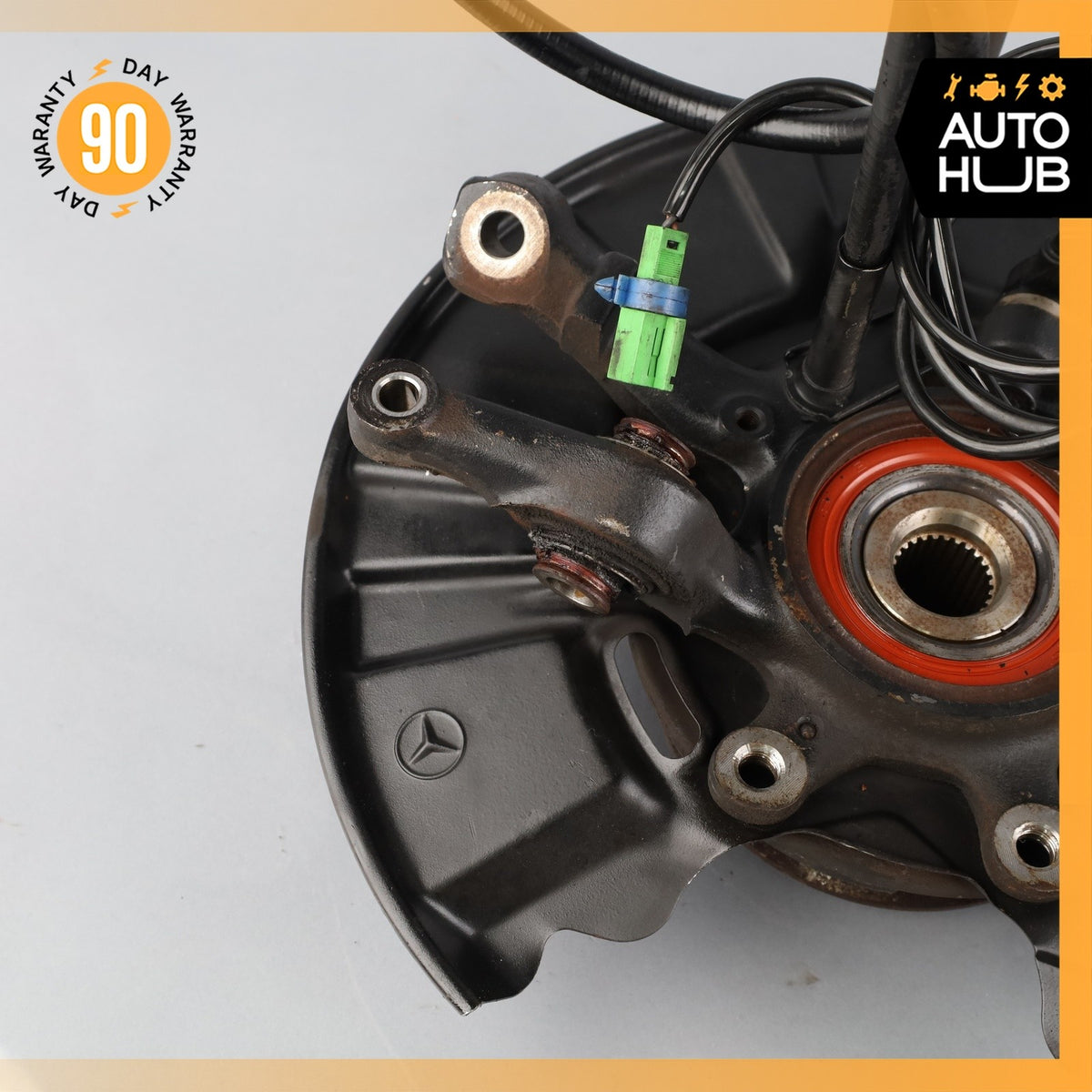 92-99 Mercedes W140 CL600 S500 Rear Left Side Spindle Knuckle Hub OEM 63k - photo 12