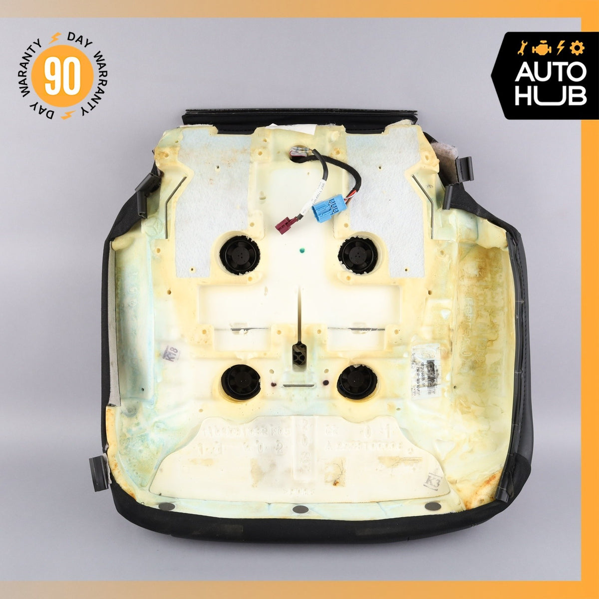14-17 Mercedes W222 S550 Front Right Side Seat Cushion Lower Bottom Nappa OEM - photo 8