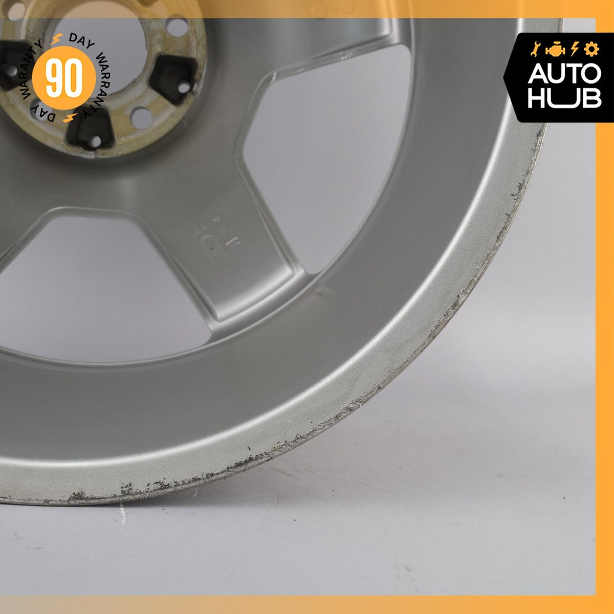 Mercedes W221 S550 CL63 AMG 8.5 x 19 19" Front Wheel Rim Polished Silver OEM - photo 13
