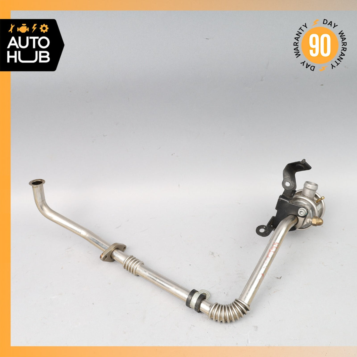 04-19 Maserati GranTurismo M145 Left Air Pump Check Valve EGR w/ Line OEM 76k - photo 2