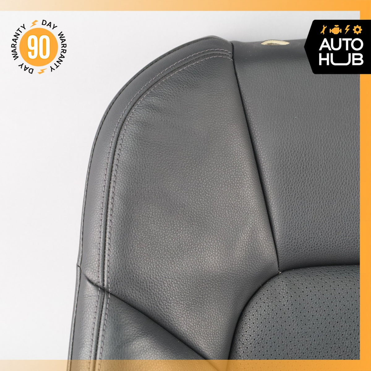 11-18 Porsche Cayenne 958 Front Right Side Seat Upper Cushion Black OEM - photo 2