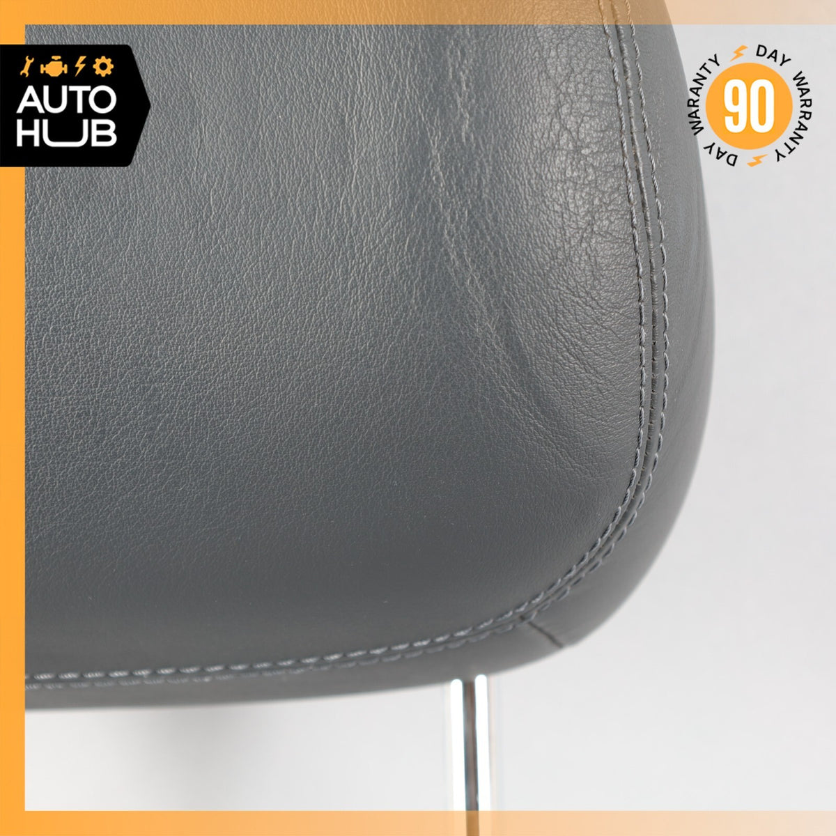03-06 Mercedes W211 E55 AMG Front Left or Right Headrest Head Rest Blue OEM - photo 4