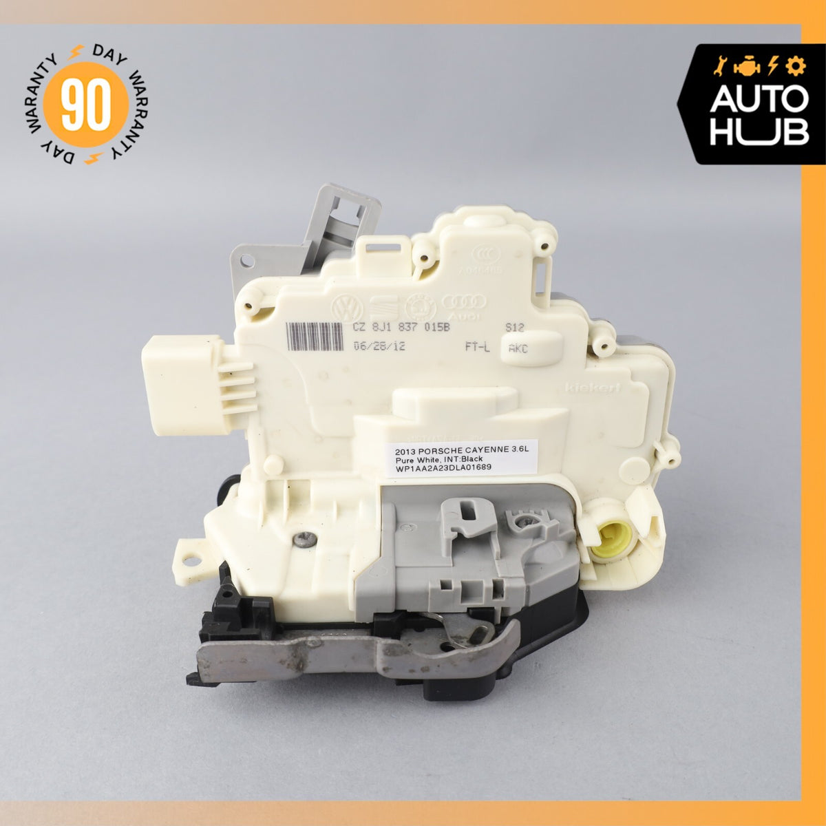 11-18 Porsche Cayenne 958 Front Left Driver Side Door Lock Latch Actuator OEM - photo 2