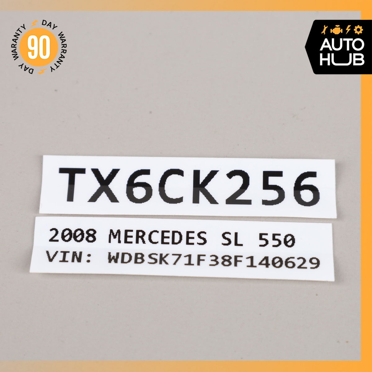 Mercedes R230 SL550 SL55 AMG CLK550 Steering Wheel Airbag Air Bag Beige OEM - photo 12