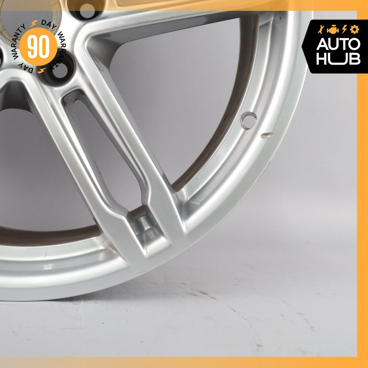 Porsche Macan 95B S 9 x 19 19" Rear Wheel Rim Silver 95B601025BN OEM - photo 5