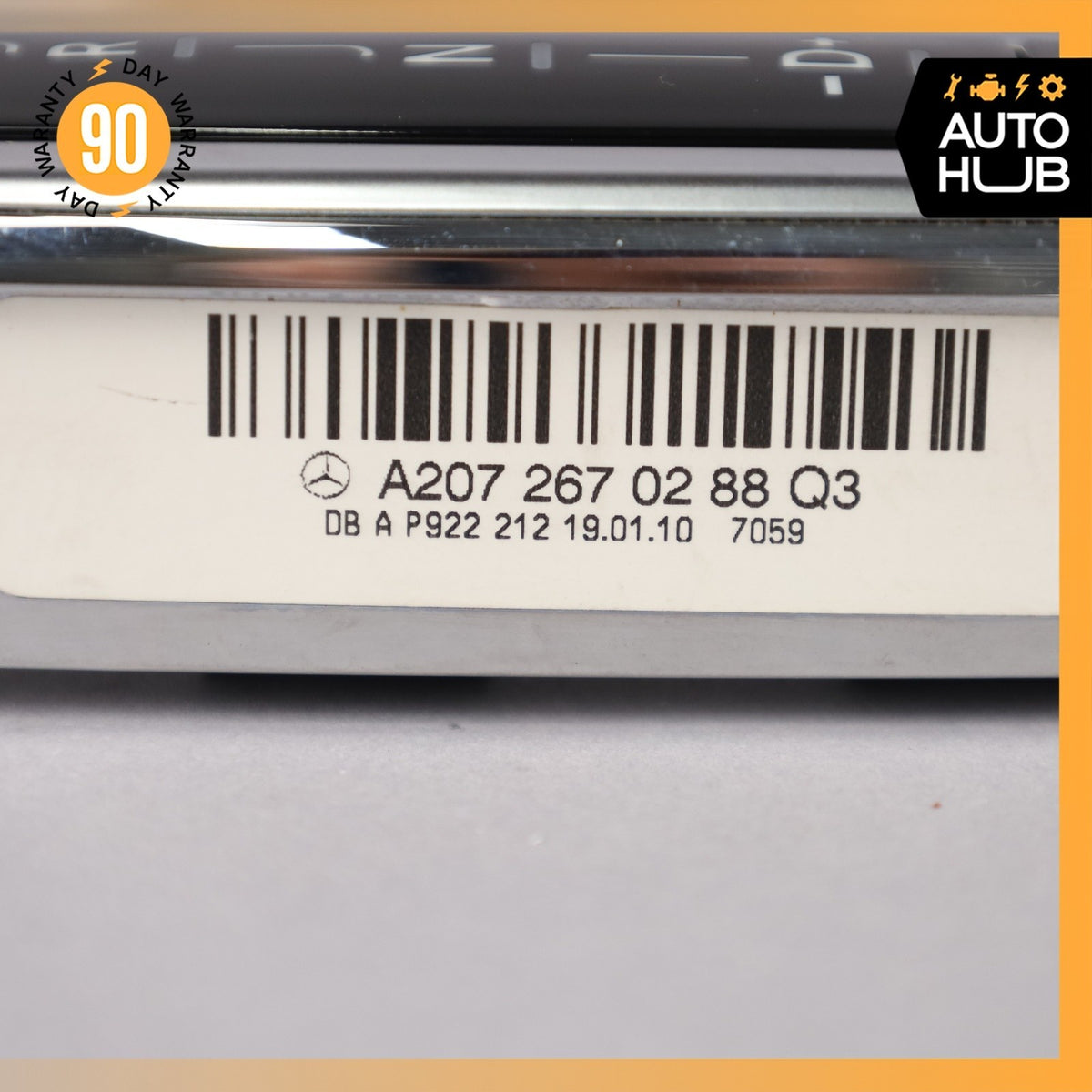 08-14 Mercedes W207 E550 C250 Center Console Shift Shifter Bezel Trim OEM - photo 13