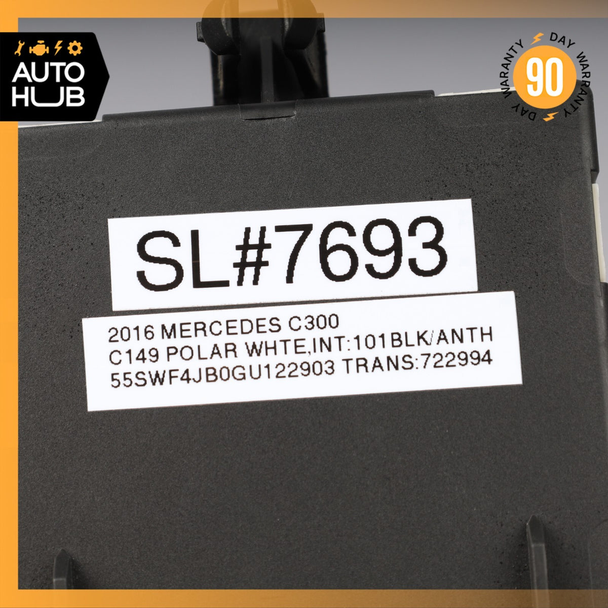 16-19 Mercedes W205 C300 C350e Rear Left Driver Side Door Control Module OEM 41k - photo 8