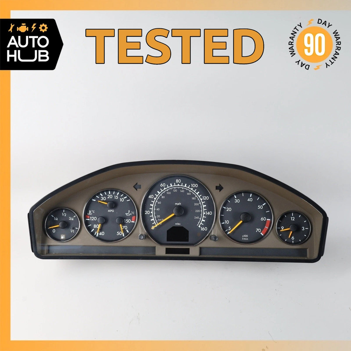 1999 Mercedes R129 SL500 Instrument Cluster Speedometer 1294402911 OEM 138k - photo 1