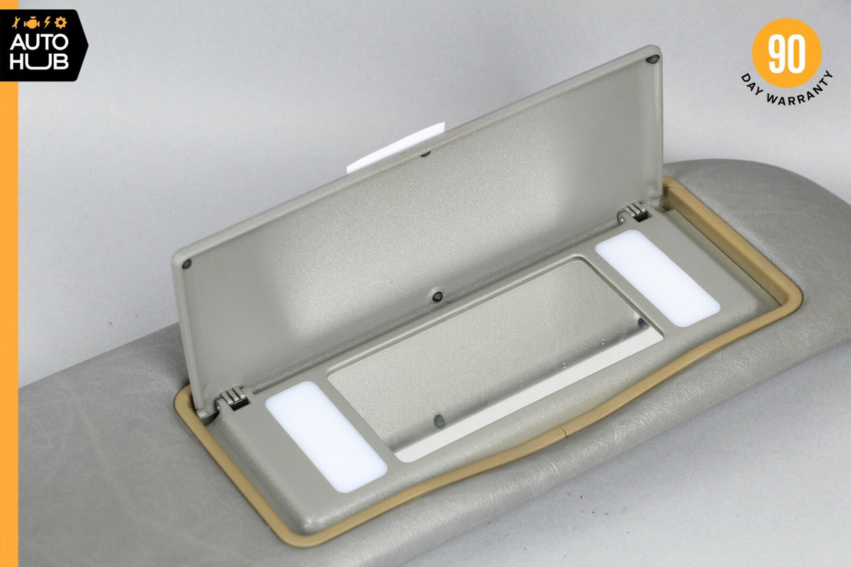 93-99 Mercedes W140 CL500 S500 Coupe Right Side Sun Visor Sunvisor Grey OEM - photo 5