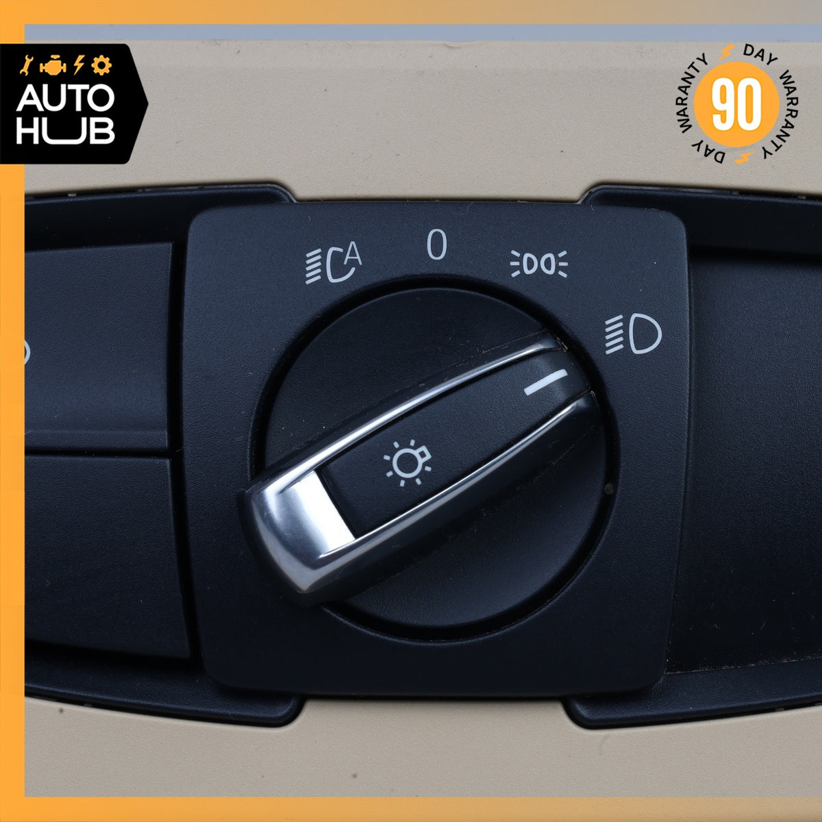 12-18 BMW F30 330e 335i M3 Headlight Fog Light Switch Control Module w/ Trim OEM - photo 4