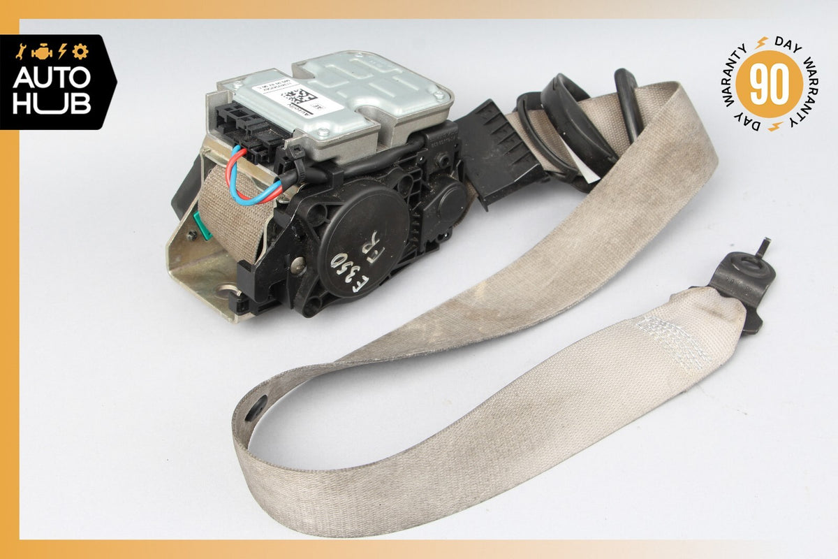 07-09 Mercedes W211 E350 CLS550 Front Right Passenger Side Seat Belt Gray OEM - photo 1