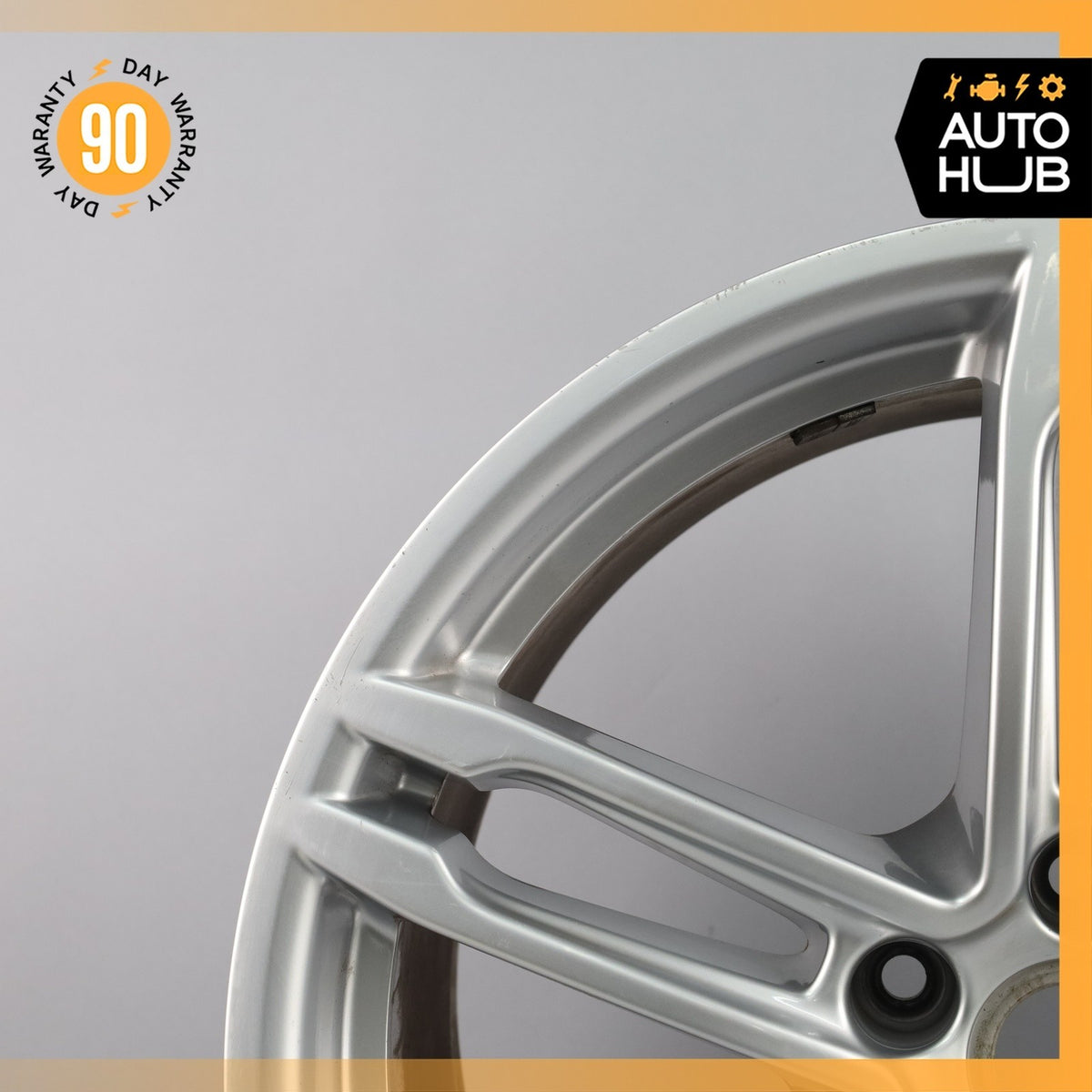 Porsche Macan 95B S 9 x 19 19" Rear Wheel Rim Silver 95B601025BN OEM - photo 2