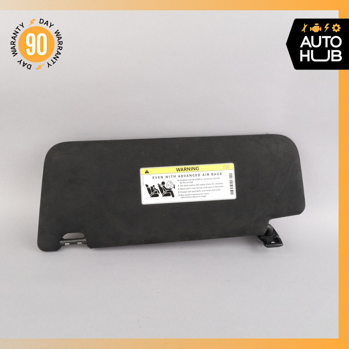 15-21 Mercedes W217 S550 S600 Coupe Right Side Sunvisor Sun Visor Suede OEM 74k - photo 3