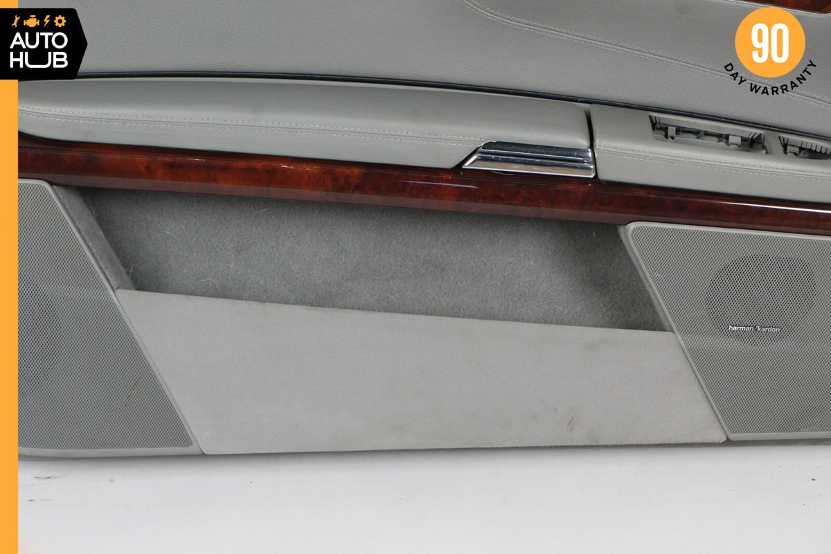 07-10 Mercedes W216 CL550 Interior Door Panel Front Left Driver Side Gray OEM - photo 6