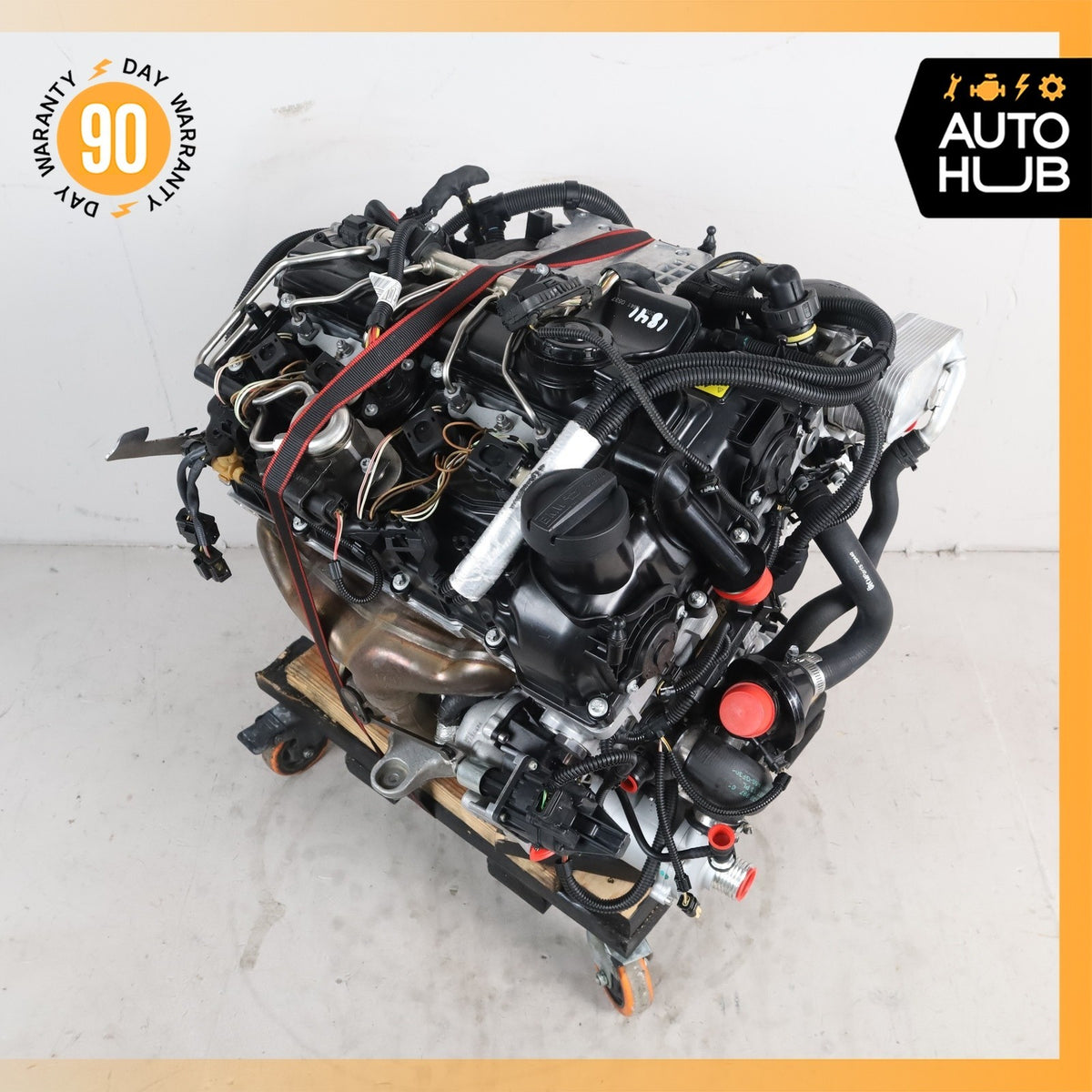 12-18 BMW F30 320i RWD 2.0L N20B20U0 Engine Motor Assembly w/ Turbo OEM 75k - photo 7
