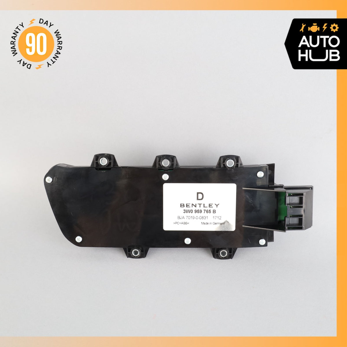 03-18 Bentley Continental GT GTC Front Left Seat Control Memory Switch OEM 73k - photo 5