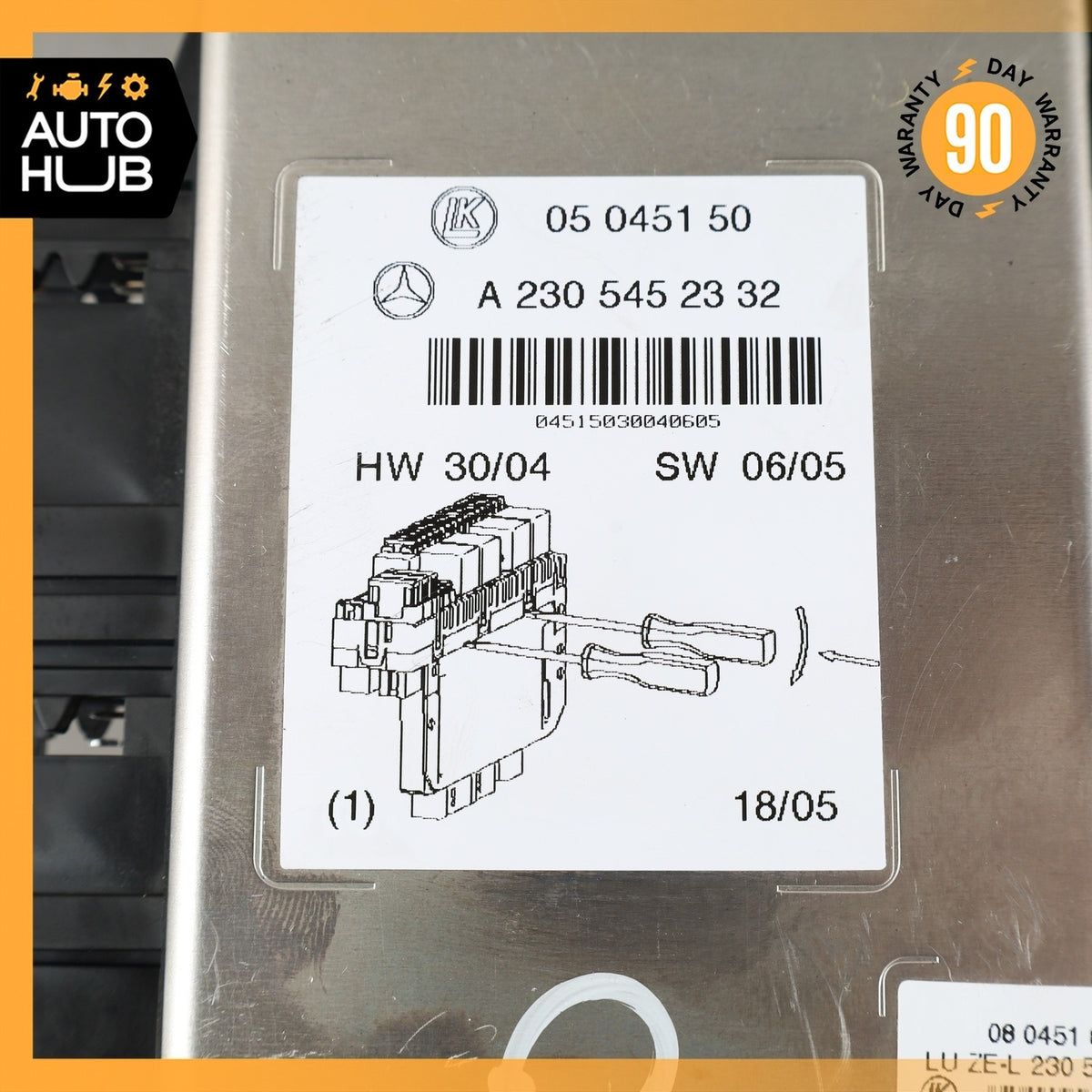 03-12 Mercedes R230 SL500 SL55 AMG Front Left SAM Fuse Box Control Module OEM - photo 11