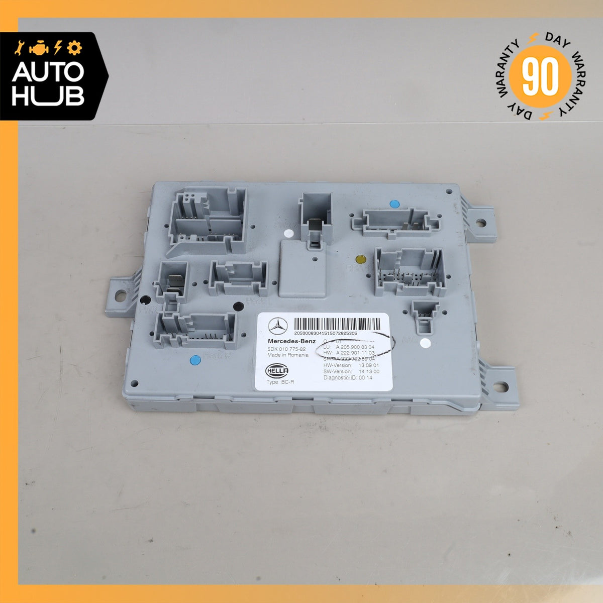 15-18 Mercedes W205 C63 AMG C350e Rear Trunk SAM Control Module 2229009708 OEM - photo 3