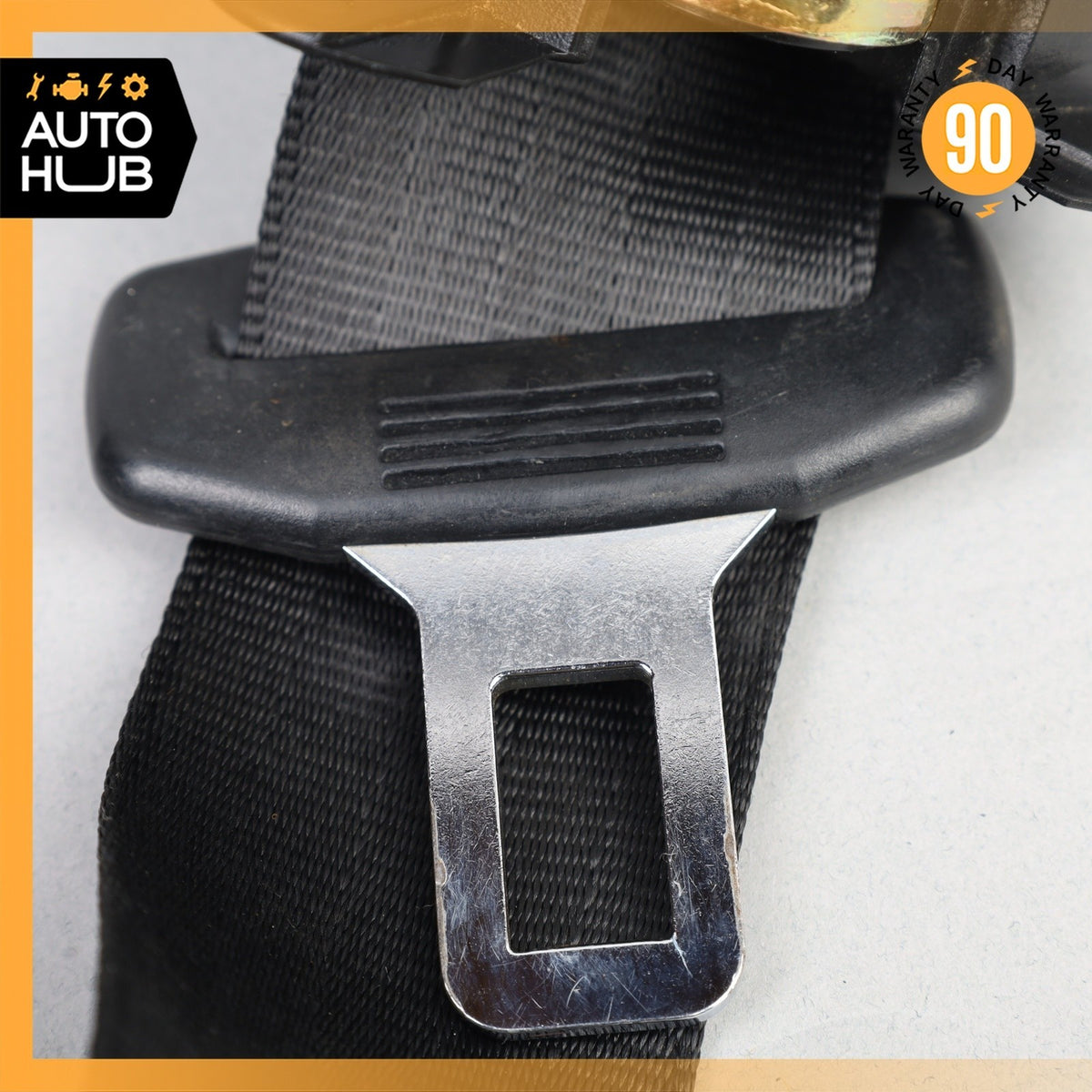 Porsche Cayenne 955 Front Right Passenger Side Seat Belt Black OEM - photo 7