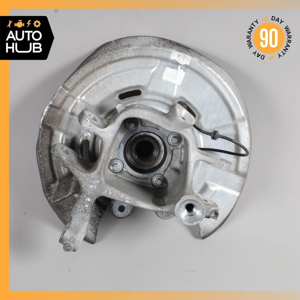BMW F10 550i 535i Rear Right Passenger Side Spindle Knuckle Hub w/ Shield OEM - photo 7