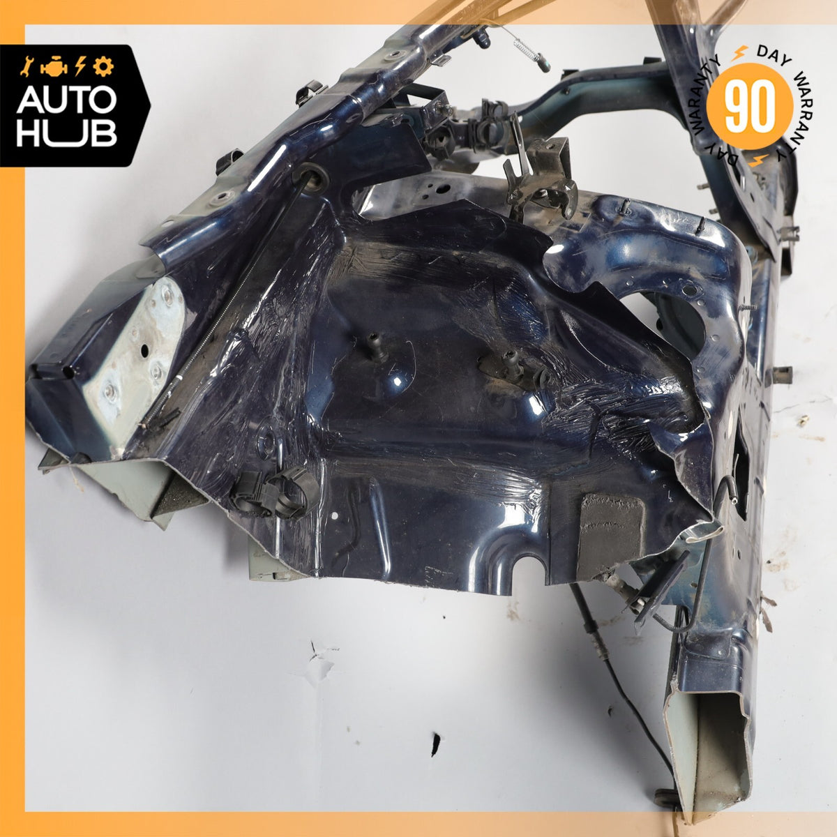 11-14 Porsche Cayenne 958 Front Left Side Frame Apron Beam Inner Fender OEM - photo 8