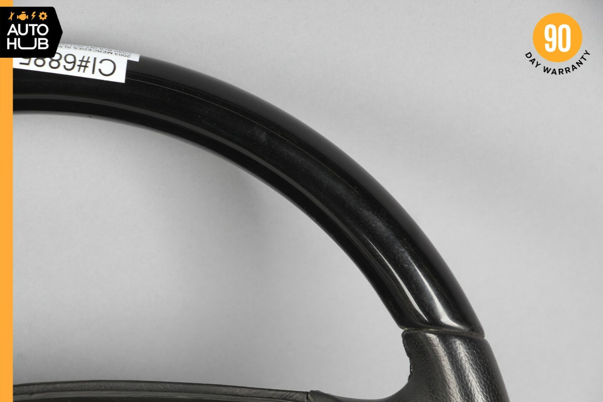 03-09 Mercedes R230 SL500 CLK320 CLK500 Steering Wheel Black 2304600603 OEM 45k - photo 4