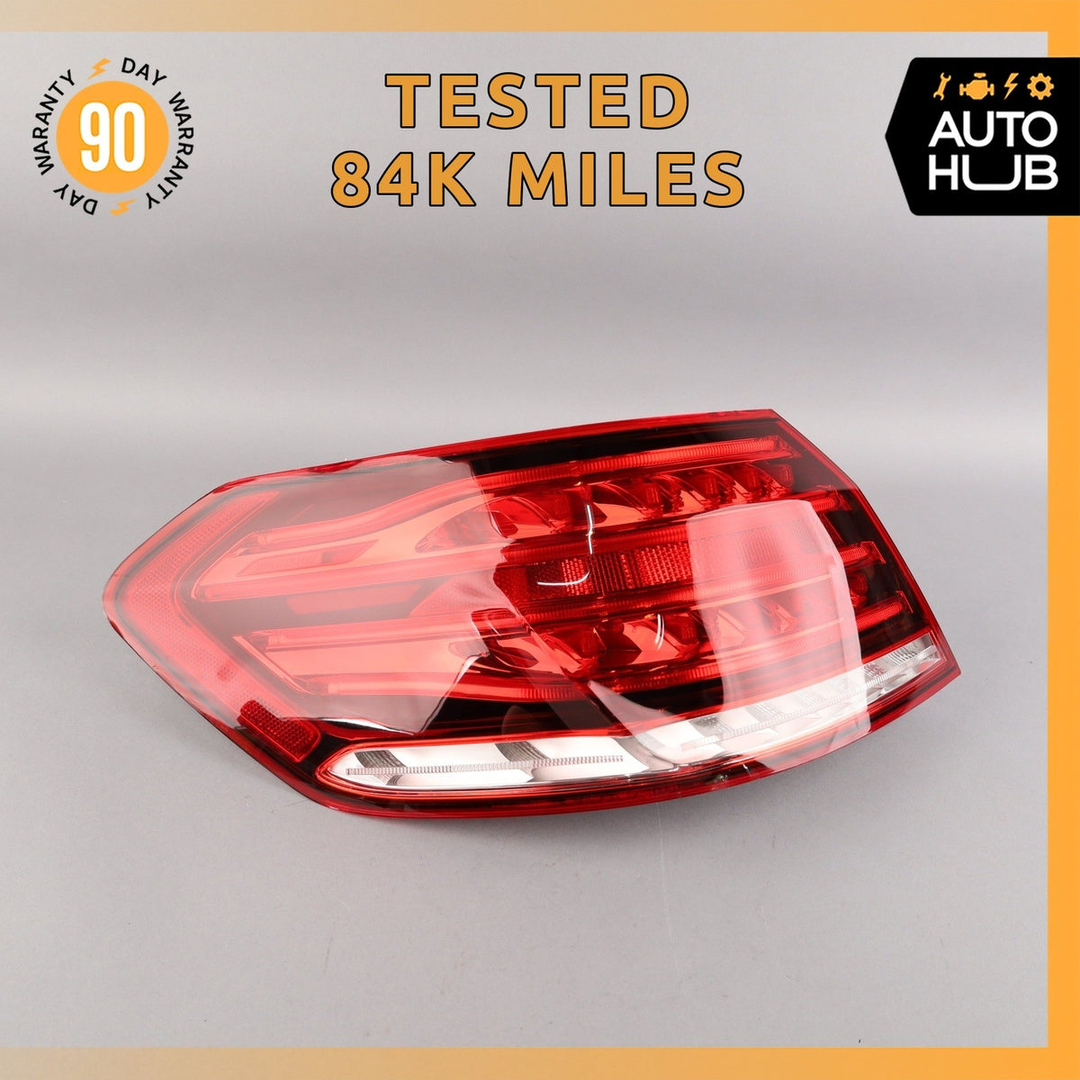 14-16 Mercedes W212 E350 E400 Sedan LED Tail Light Lamp Outer Left Side OEM 84k - photo 1