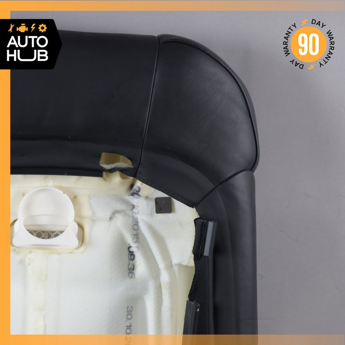 15-18 Porsche Macan 95B Front Left Driver Side Seat Upper Cushion Black OEM 72k - photo 14