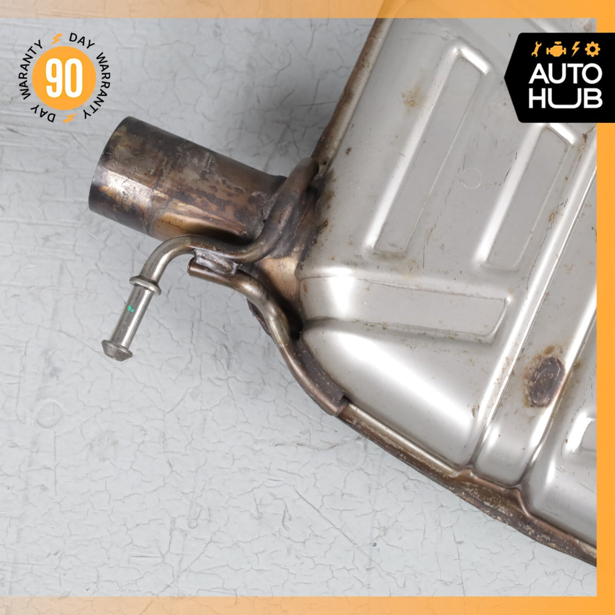 11-14 Porsche Cayenne 958 Hybrid S 3.0L V6 Center Exhaust Muffler OEM - photo 2