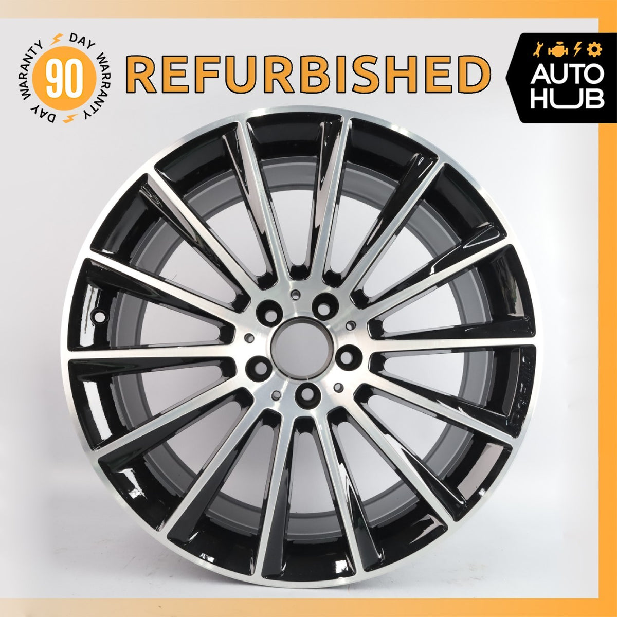 Mercedes X253 GLC300 GLC43 AMG 8.5 x 20 20" Wheel Rim Polished Black OEM - photo 1