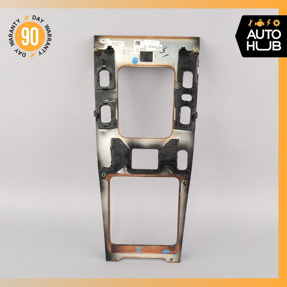 02-05 Mercedes W163 ML350 ML500 Center Console Shifter Trim Bezel Wood OEM - photo 10