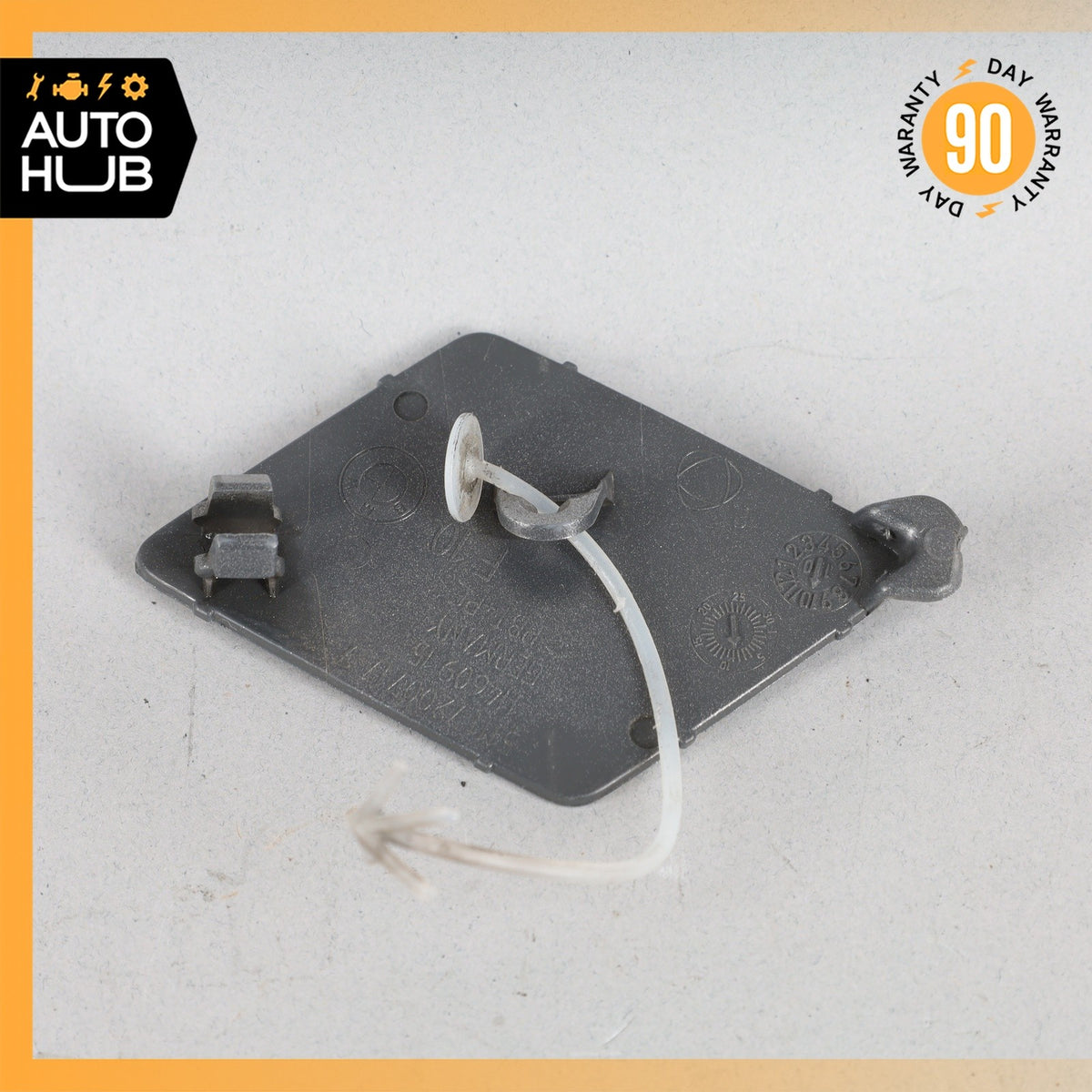 11-13 BMW F10 528i 535i 550i Front Bumper Tow Hook Hitch Cover Lid OEM - photo 4