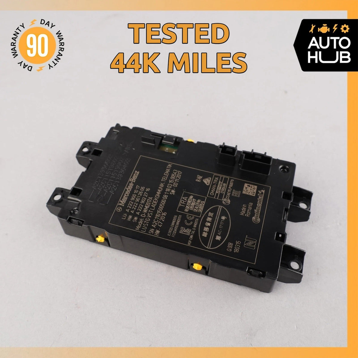 Mercedes W222 S450 Front Center Console Wireless Charger Module OEM 44k - photo 1