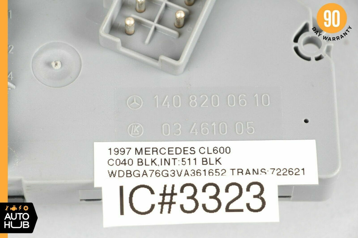 92-99 Mercedes W140 CL600 Front Right Passenger Seat Control Adjustment Switch - photo 11