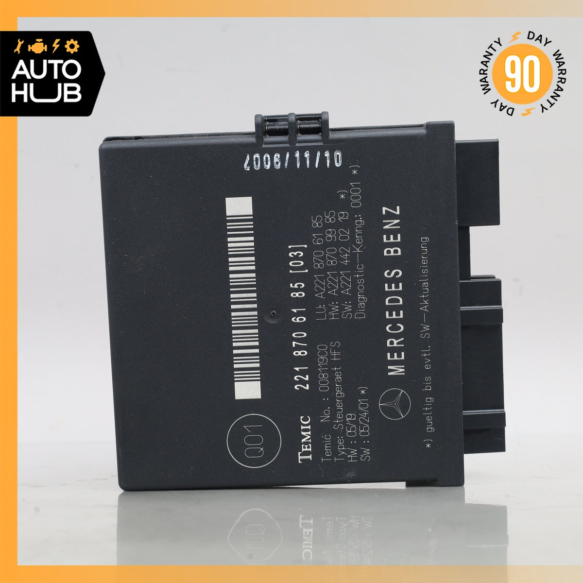 07-09 Mercedes W221 S600 CL550 Trunk Release Remote Open Close Module Unit OEM - photo 5