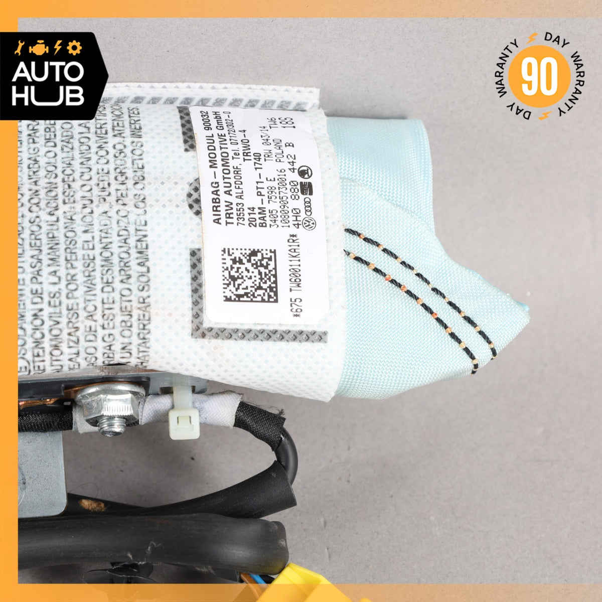 14-20 Bentley Flying Spur Seat Airbag Air Bag SRS Rear Right 4H0880442B OEM 40k - photo 5