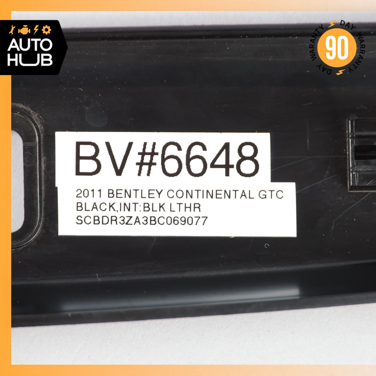 07-11 Bentley Continental GTC Rear Trunk Interior Trim Panel Boot Cover OEM 59k - photo 14