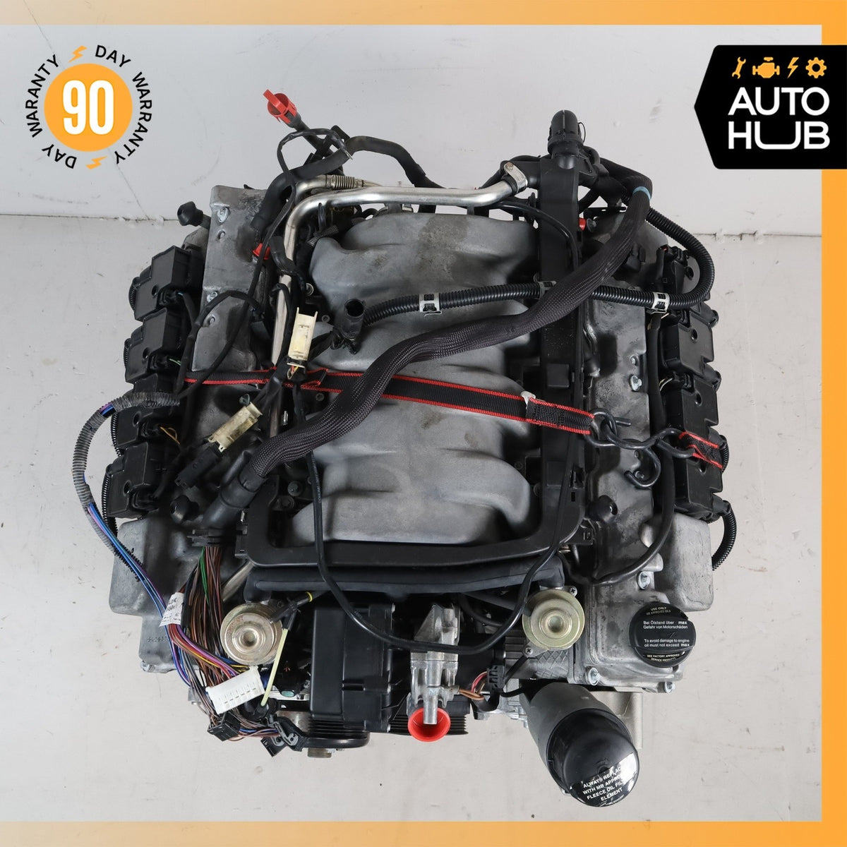 99-06 Mercedes R230 SL500 CLK500 Engine Motor Assembly 5.0 V8 M113 113.963 OEM - photo 12